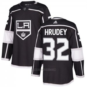 Camiseta Hockey Los Angeles Kings Hockey Kelly Hrudey Primera Autentico Negro