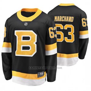 Camiseta Hockey Boston Bruins Brad Marchand Alternato Premier Breakaway Negro