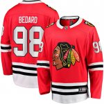 Camiseta Hockey Chicago Blackhawks Connor Bedard 2023 NHL Draft Primera Breakaway Rojo