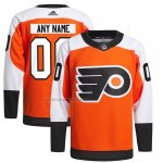 Camiseta Hockey Philadelphia Flyers Primera Primegreen Autentico Personalizada Naranja