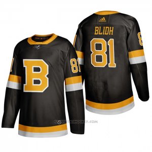 Camiseta Hockey Boston Bruins Anton Blidh Alterno 2019-20 Negro