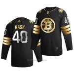 Camiseta Hockey Boston Bruins Tuukka Rask Golden Edition Limited Autentico 2020-21 Negro