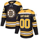 Camiseta Hockey Nino Boston Bruins Home Personalizada Negro