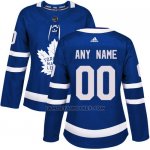 Camiseta Hockey Mujer Toronto Maple Leafs Primera Personalizada Azul