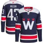 Camiseta Hockey Washington Capitals Tom Wilson Washington 2020-21 Alterno Autentico Azul