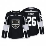 Camiseta Hockey Mujer Los Angeles Kings 26 Nic Dowd Negro Autentico Jugador