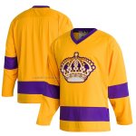Camiseta Hockey Los Angeles Kings Classics Autentico Blank Oro