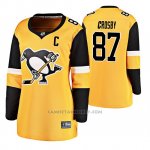 Camiseta Hockey Mujer Pittsburgh Penguins Alternato Breakaway Oro