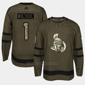 Camiseta Ottawa Senators Mike Condon Camo Salute To Service