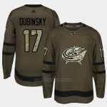 Camiseta Columbus Blue Jackets Brandon Dubinsky Camo Salute To Service