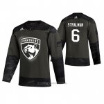 Camiseta Hockey Florida Panthers Anton Stralman 2019 Veterans Day Camuflaje