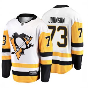Camiseta Pittsburgh Penguins Jack Johnson 2019 Away Fanatics Breakaway Blanco
