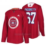 Camiseta Montreal Canadiens Max Pacioretty New Season Practice Rojo