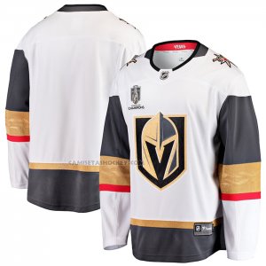 Camiseta Hockey Vegas Golden Knights 2023 Stanley Cup Champions Segunda Breakaway Blanco