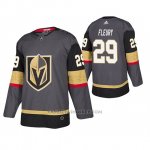 Camiseta Hockey Las Vegas Golden Knights Marc Andre Fleury Autentico Gris