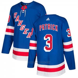 Camiseta Hockey New York Rangers 3 James Patrick Primera Autentico Azul