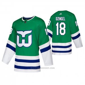 Camiseta Hockey Hartford Whalers Ryan Dzingel Autentico Heritage Verde