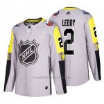 Camiseta New York Islanders Nick Leddy Gray 2018 All Star