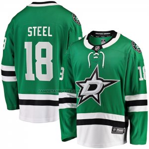 Camiseta Hockey Dallas Stars Sam Steel Primera Breakaway Verde