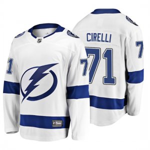 Camiseta Tampa Bay Lightning Anthony Cirelli 2019 Away Breakaway Blanco