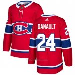 Camiseta Hockey Montreal Canadiens Danault Primera Autentico Rojo
