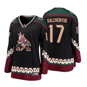 Camiseta Mujer Arizona Coyotes Alex Galchenyuk Heritage Alternato Breakaway Negro