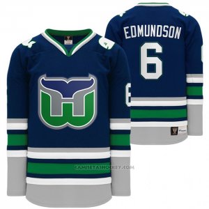 Camiseta Hockey Hartford Whalers Joel Edmundson Heritage Night Throwback Azul