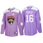 Camiseta Florida Panthers Aleksander Barkov Hockey Fights Cancer Violeta