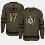 Camiseta Winnipeg Jets Adam Lowry Camo Salute To Service