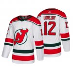 Camiseta New Jersey Devils Ben Lovejoy Alternato Adidas Autentico Blanco