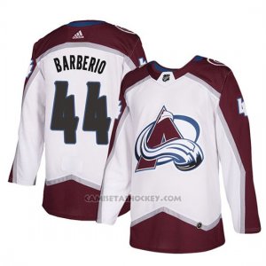 Camiseta Colorado Avalanche Mark Barberio Away Blanco