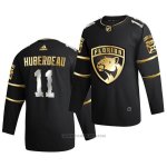 Camiseta Hockey Florida Panthers Jonathan Huberdeau Golden Edition Limited Autentico 2020-21 Negro