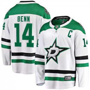 Camiseta Hockey Dallas Stars Jamie Benn Segunda Premier Breakaway Blanco