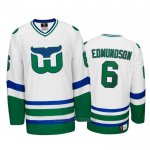 Camiseta Hockey Hartford Whalers Joel Edmundson Heritage Throwback Blanco