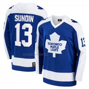 Camiseta Hockey Toronto Maple Leafs Mats Sundin Breakaway Retired Azul