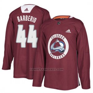 Camiseta Colorado Avalanche Mark Barberio Maroon Practice