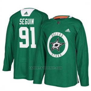 Camiseta Dallas Stars Tyler Seguin New Season Practice Verde