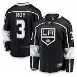 Camiseta Hockey Los Angeles Kings Matt Roy Primera Breakaway Negro
