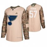 Camiseta Hockey St. Louis Blues David Perron Veterans Day Camuflaje