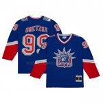 Camiseta Hockey New York Rangers Wayne Gretzky Mitchell & Ness 1996-97 Blue Line Azul