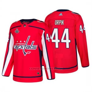 Camiseta Washington Capitals Brooks Orpik Bound Patch Stanley Cup Final Rojo
