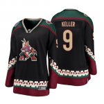 Camiseta Mujer Arizona Coyotes Clayton Keller Heritage Alternato Breakaway Negro