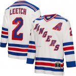Camiseta Hockey New York Rangers Brian Leetch Mitchell & Ness 1993 Azul Blanco