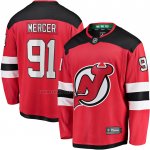Camiseta Hockey New Jersey Devils Dawson Mercer Primera Breakaway Rojo