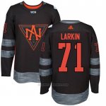 Camiseta Hockey Nino America del Norte Dylan Larkin 71 Premier 2016 World Cup Negro