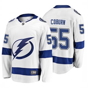 Camiseta Tampa Bay Lightning Braydon Coburn 2019 Away Fanatics Breakaway Blanco