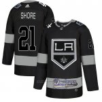 Camiseta Hockey Los Angeles Kings City Joint Name Stitched Shoer Negro