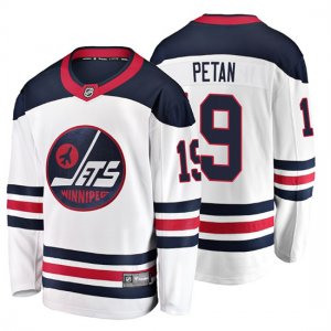 Camiseta Winnipeg Jets Nic Petan Heritage Breakaway Blanco