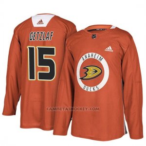 Camiseta Anaheim Ducks Ryan Getzlaf New Season Practice Naranja