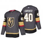 Camiseta Golden Knights Ryan Carpenter Home Autentico Jugador Gris